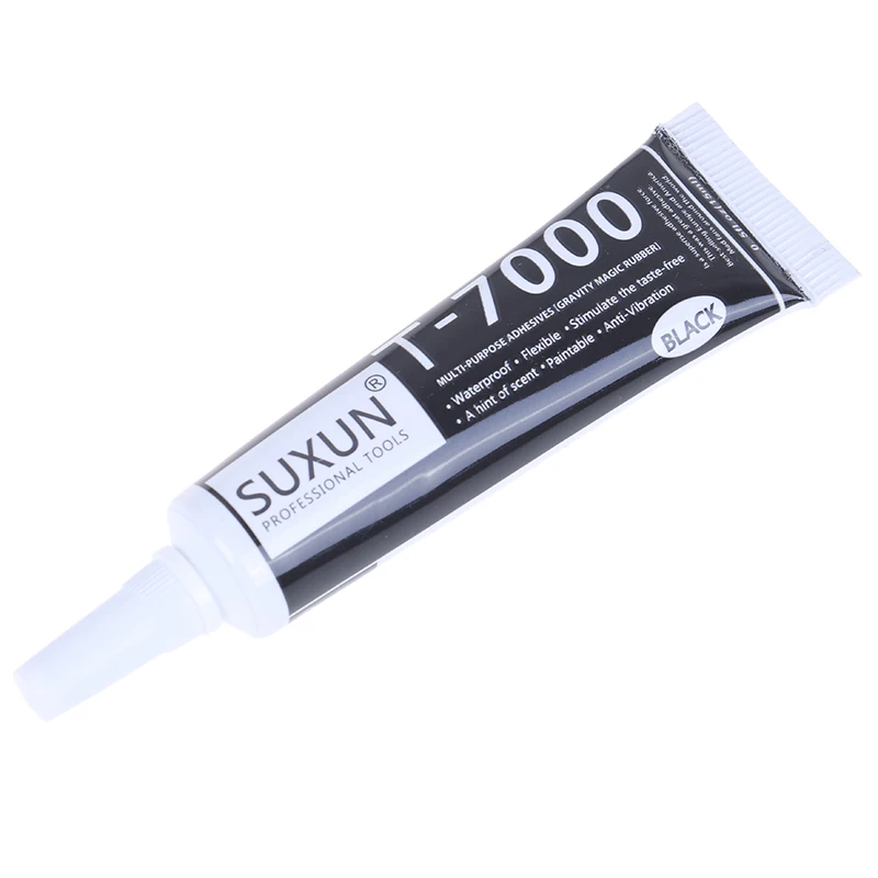 15ML T-7000 검은 접착제 휴대 전화 금속 화면 프레임 수리 다이아몬드 접착제 액체 접착제
