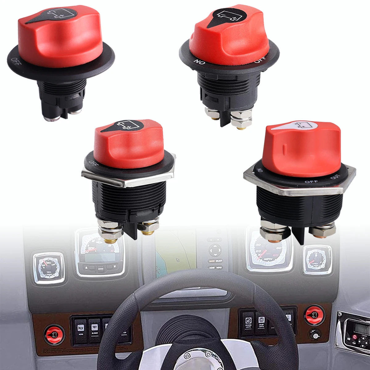 DC 32V 50A 100A 200A 300A изолятор аккумулятора, отключатель аккумулятора, главный выключатель питания для автофургона, мотоцикла, грузовика, лодки