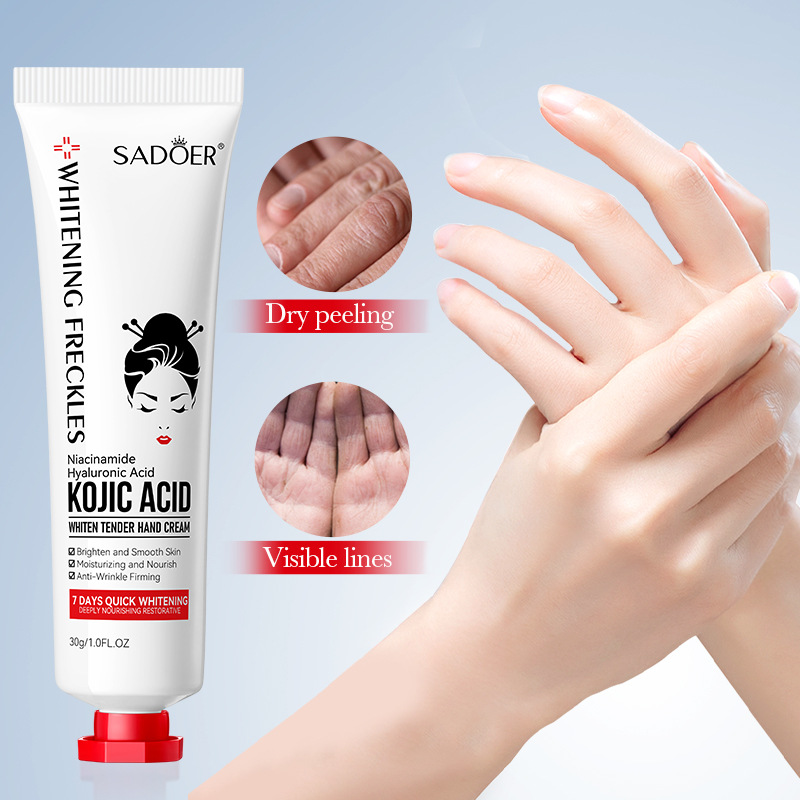 SADOER Kojic 酸性ハンドクリーム 保湿 栄養 明るく 保湿 ハンドクリーム 美容 ハンド スキンケア 製品