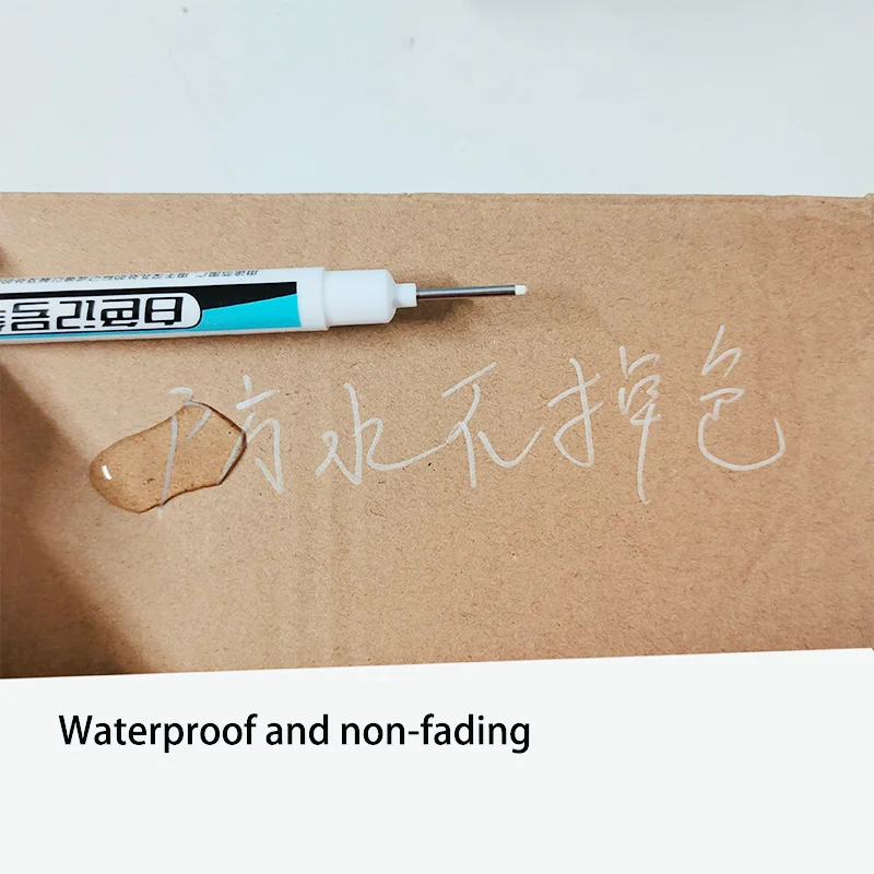6 ชิ้น/เซ็ต 20 มม.หลุมลึกยาว Nib เครื่องหมายสําหรับโลหะ Perforating ปากกากันน้ําห้องน้ําไม้ตกแต่งอเนกประสงค์