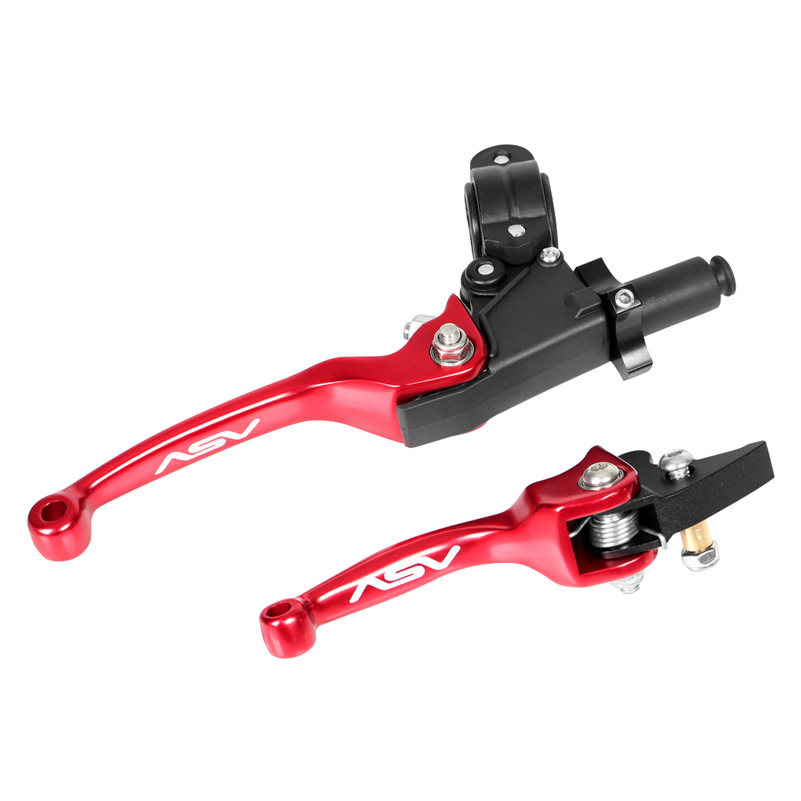 Motorcycle CNC Clutch ASV Folding Brake Clutch Lever Set For KTM Honda Kawasaki Yamaha XR50 Pit Dirt Bike ATV Quad Motocross