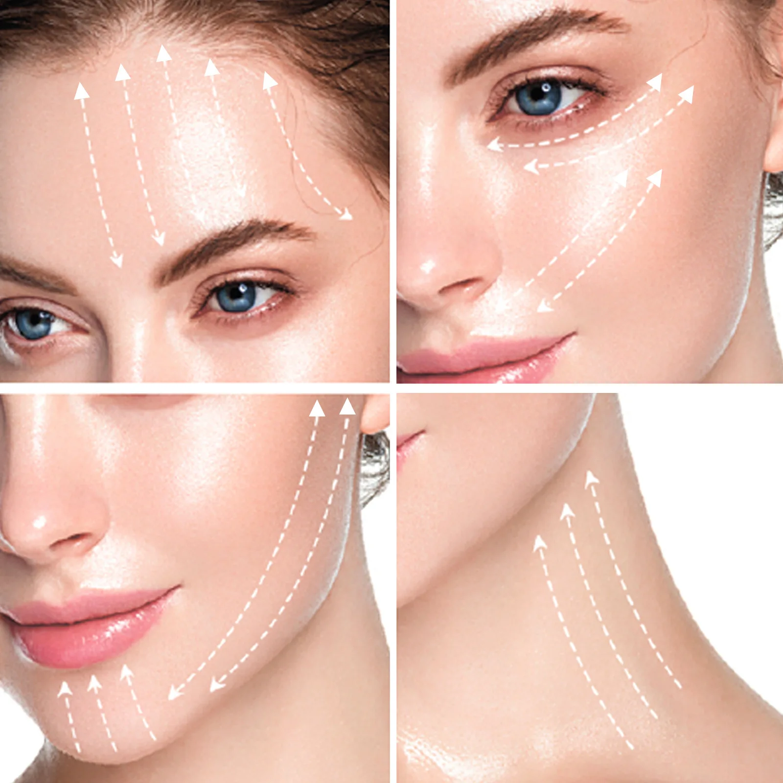 Conjunto de soro removedor instantâneo de rugas, fio de proteína de colágeno, levantamento, endurecimento, solúvel, absorvente, enchimento facial, anti-envelhecimento, cuidados com a pele