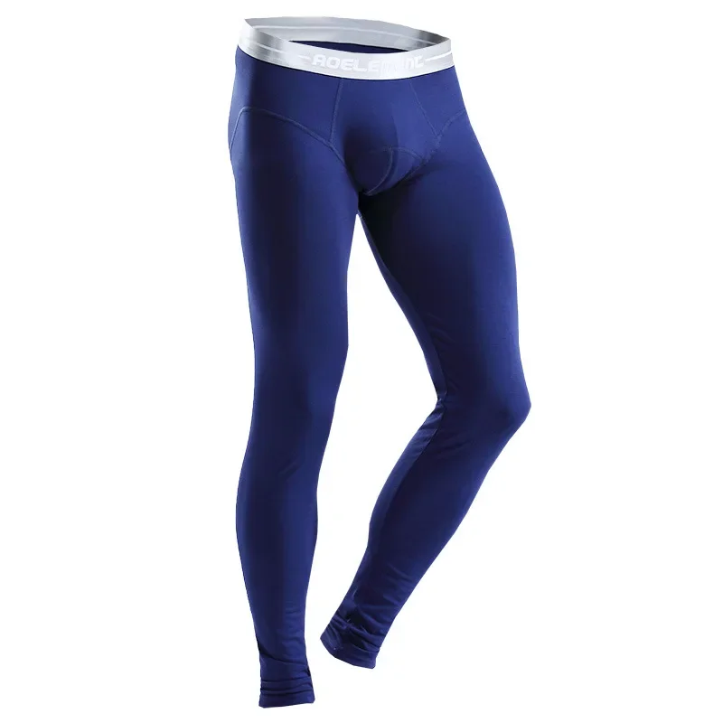 Men's single-piece thin long johns tight-fitting warm and cold-proof long johns autumn and winter thin leggings factory direct