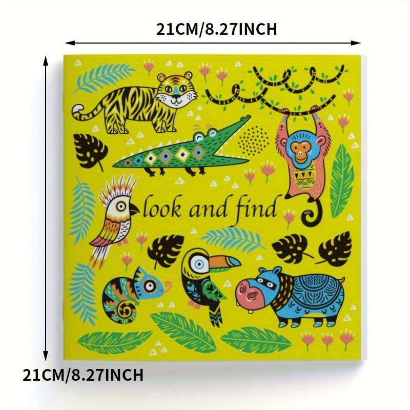 Train concentratievaardigheden met prentenboeken voor verborgen objecten voor kinderen