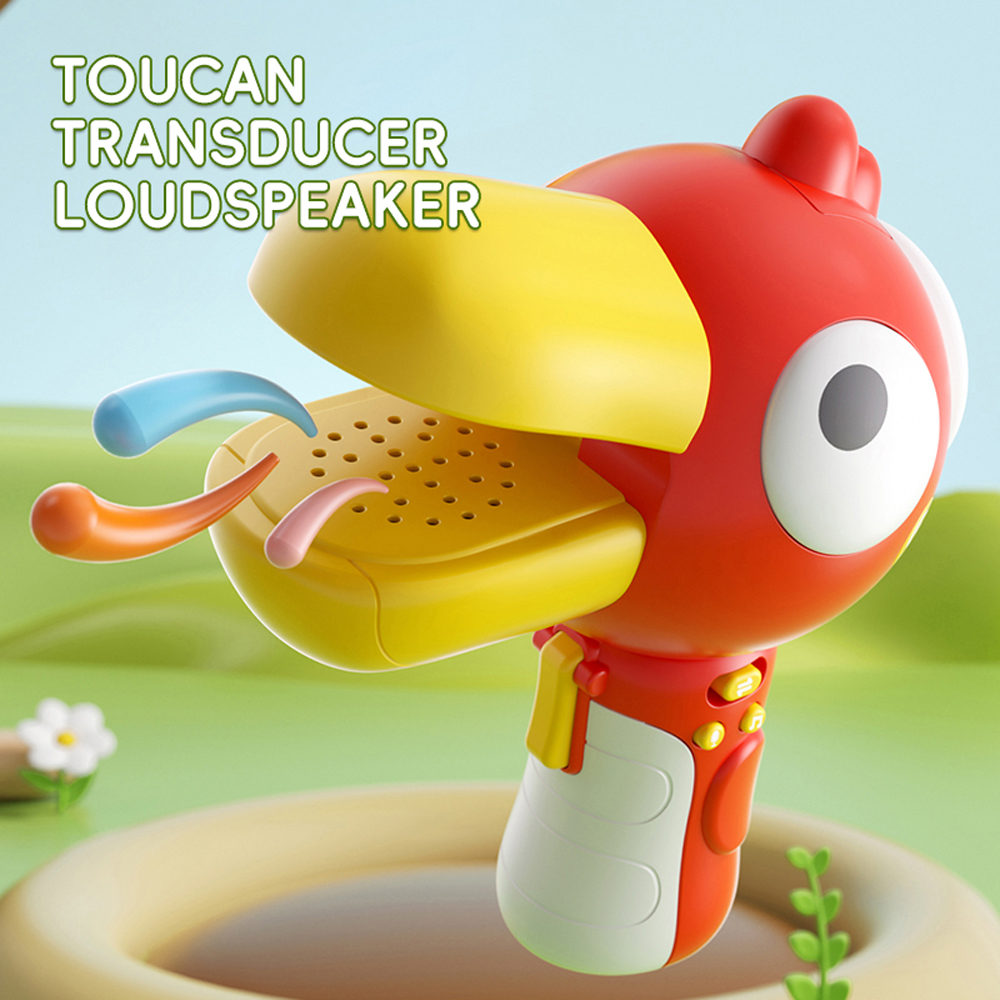 Opname Grote Mond Vogel Creatieve Stem Veranderende Kinderen Grappige Recorder Speelgoed Grappig Cadeau Vroege Educatie Puzzelspeelgoed