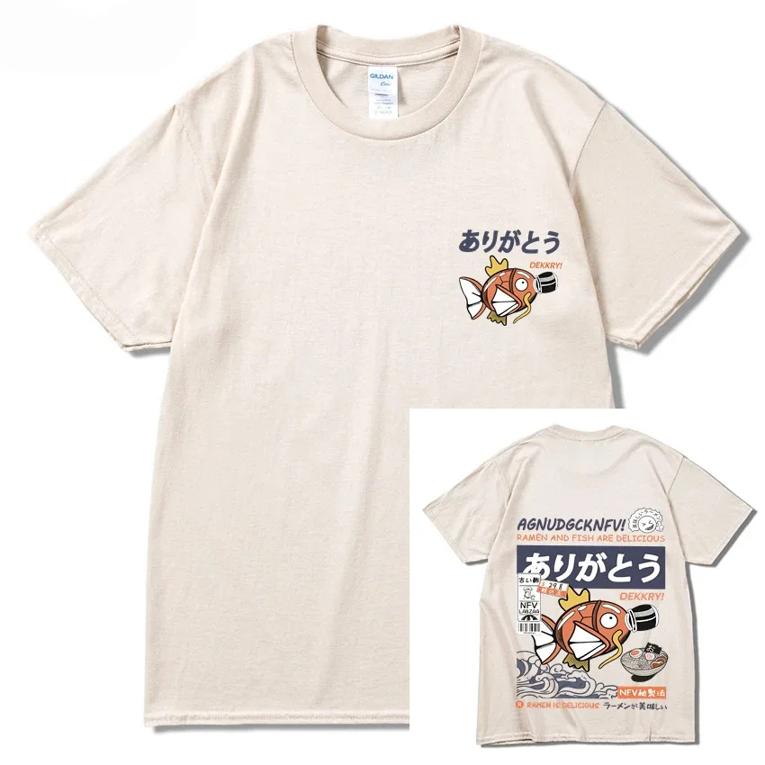 การ์ตูนพิมพ์ผ้าฝ้ายแขนสั้นเสื้อยืดผู้หญิงฤดูร้อนออกแบบใหม่ Niche อเนกประสงค์ Bottoming เสื้อเสื้อคู่