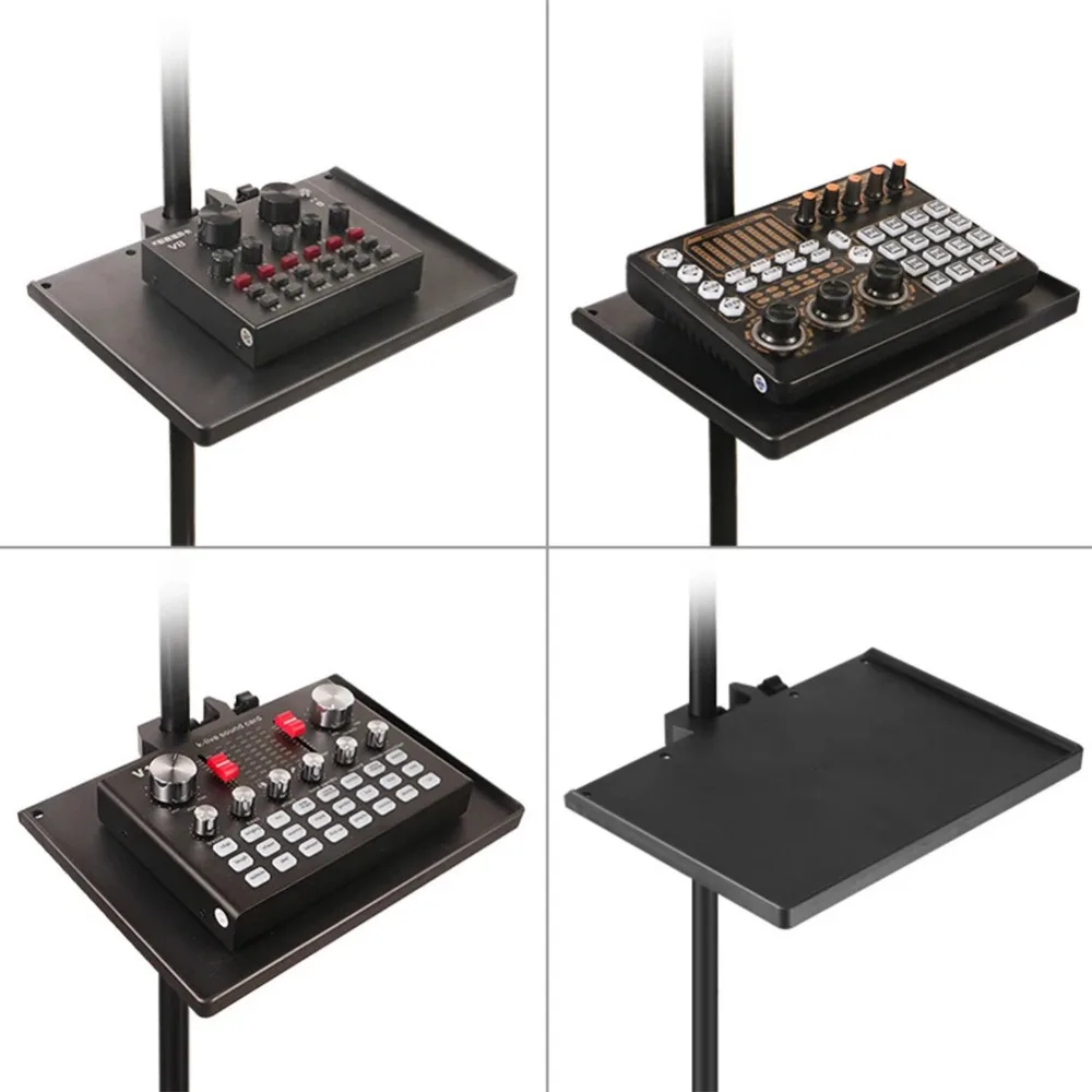 Neuer Mikrofonständer, Soundkarten-Tablett, Clip-Halter für Live-Stativ, Mikrofonhalter, Zubehör, Artikel, die aufgestellt werden können