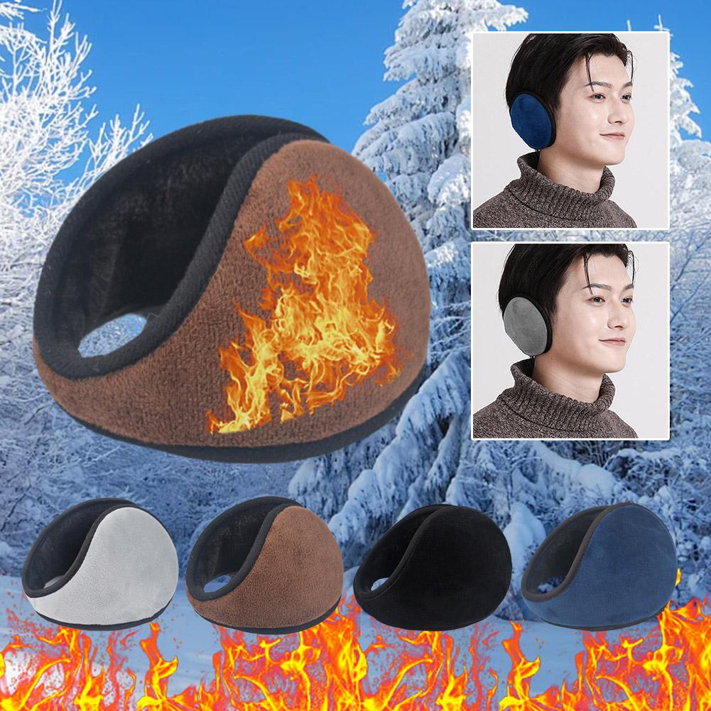 Cache-oreilles monochromes pour hommes et femmes, cache-oreilles doux, protection extérieure, cache-oreilles, garde au chaud, mode hivernale