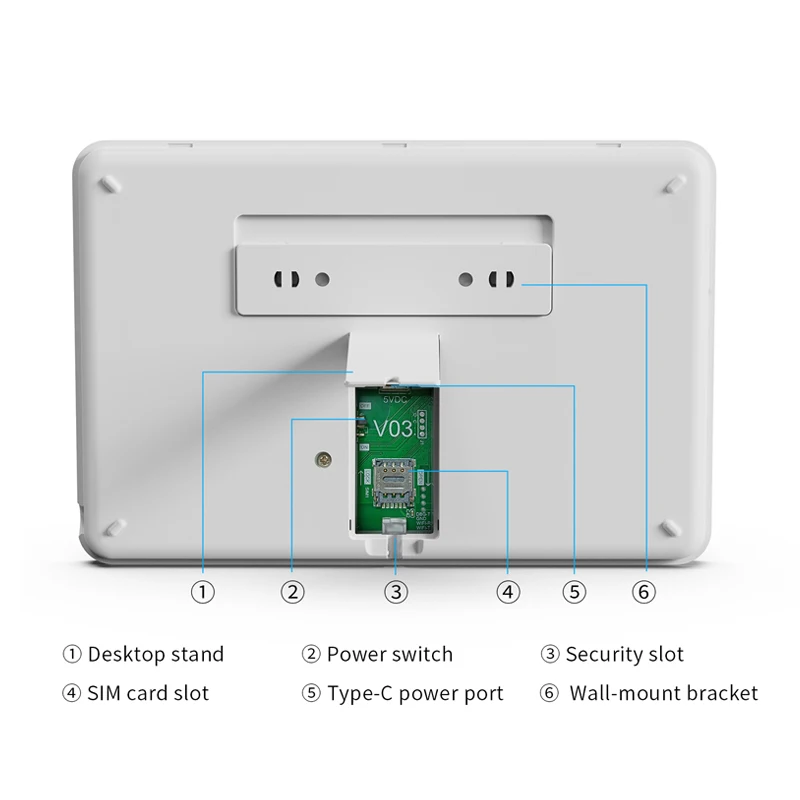 Tuya Smart WiFi GSM Home Security Alarm System – Touch-Tastatur, RFID-APP-Steuerung, kabelloser Diebstahlschutz mit Lautstärke einstellbar