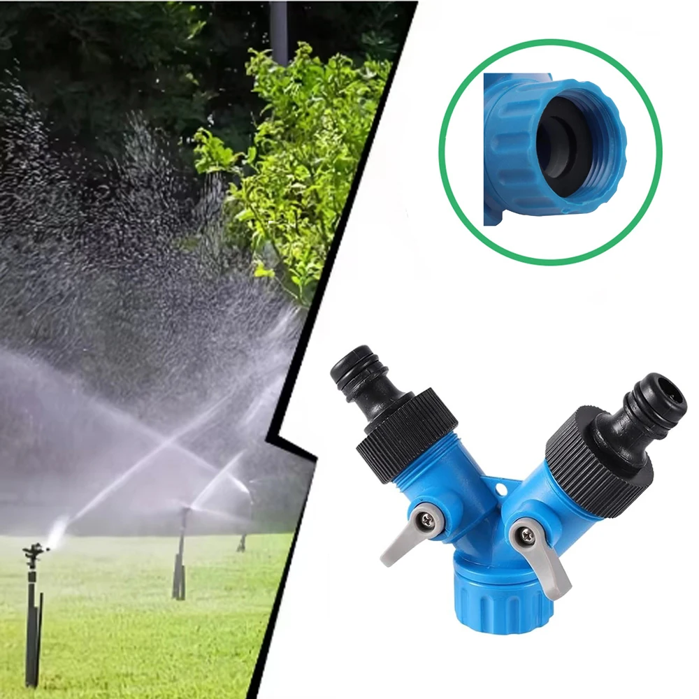 3/4'' Innengewinde Shunt Ventil Y-Förmigen Schnell Anschluss Garten Bewässerung System Wasser Splitter Auto Waschen Wasser Controller