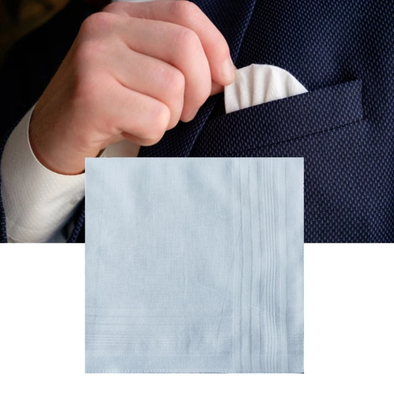 5PCS Bandanas Multiuse Taschentuch Taschentuch Handtuch für Erwachsene Business Anzug Dropship