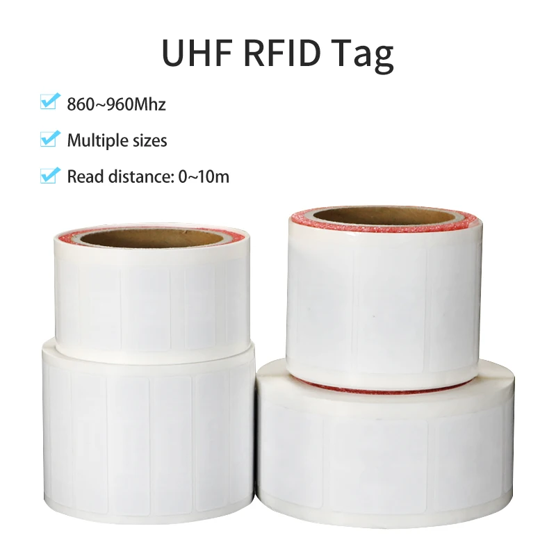 100 шт. UHF RFID-этикетки, несколько стилей, пассивные UHF-клейкие этикетки, бумага с покрытием, RFID-наклейка, этикетка, пассивные RFID-метки