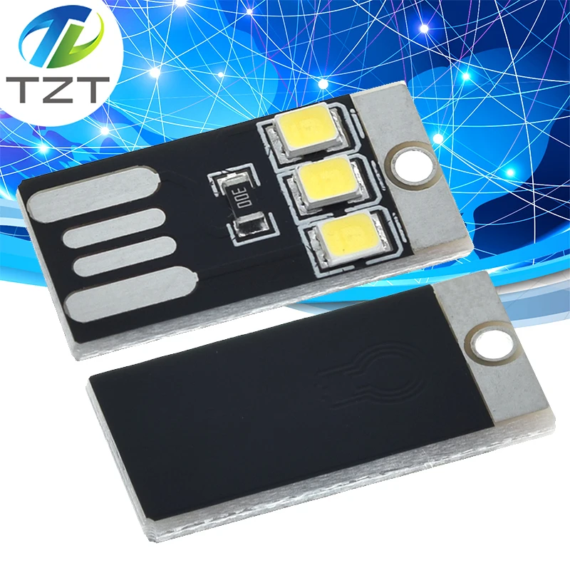 TZT Teng 1 Mini USB Siêu Sáng Đèn Bàn Phím Máy Tính Xách Tay Di Động Nguồn Điện Chip LED Nightlight