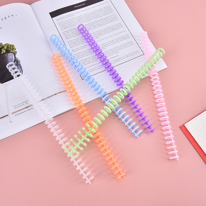 10 pezzi 30 fori cerchi anello libro a fogli mobili Album raccoglitore spirale rilegatura clip pianificatore accessori scuola per studenti forniture per ufficio