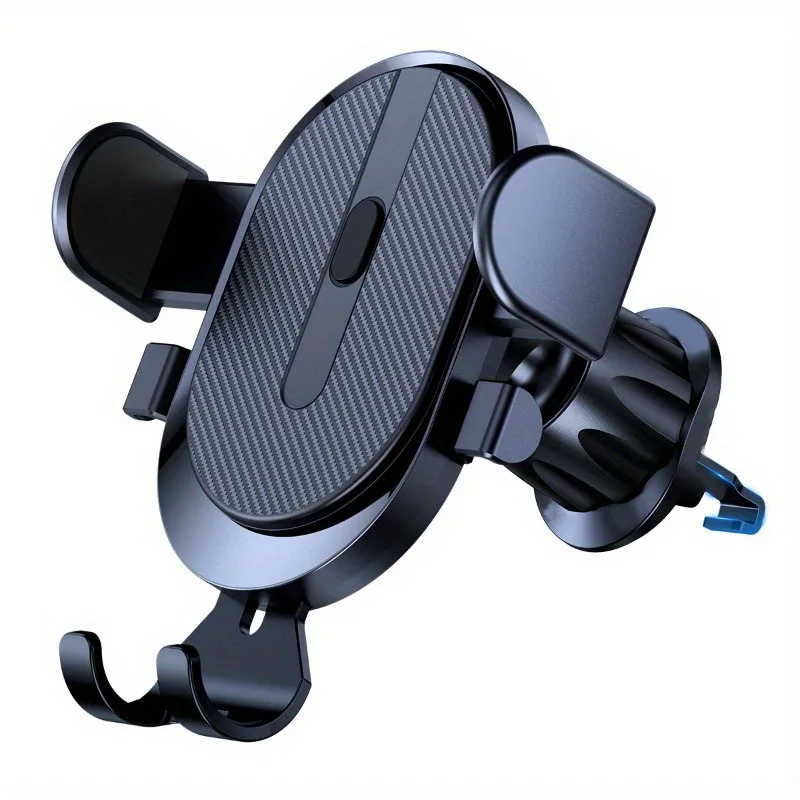 360 ° Rotierender Auto-Telefonhalter für Lüftungsschlitze – universelle Haken-Clip-Halterung mit rutschfestem Griff für iPhone/Samsung/GPS