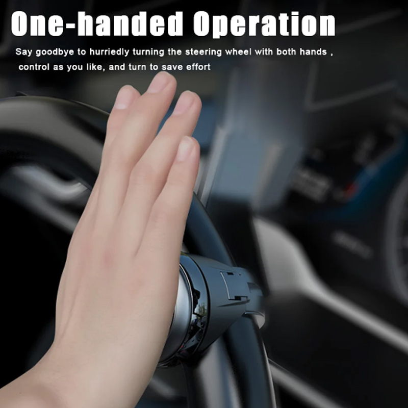 For Universal Car drift Steering Wheel Booster Ball Labor Saving Turning Spinner Knob Bearing Power Handle Holder Accessories