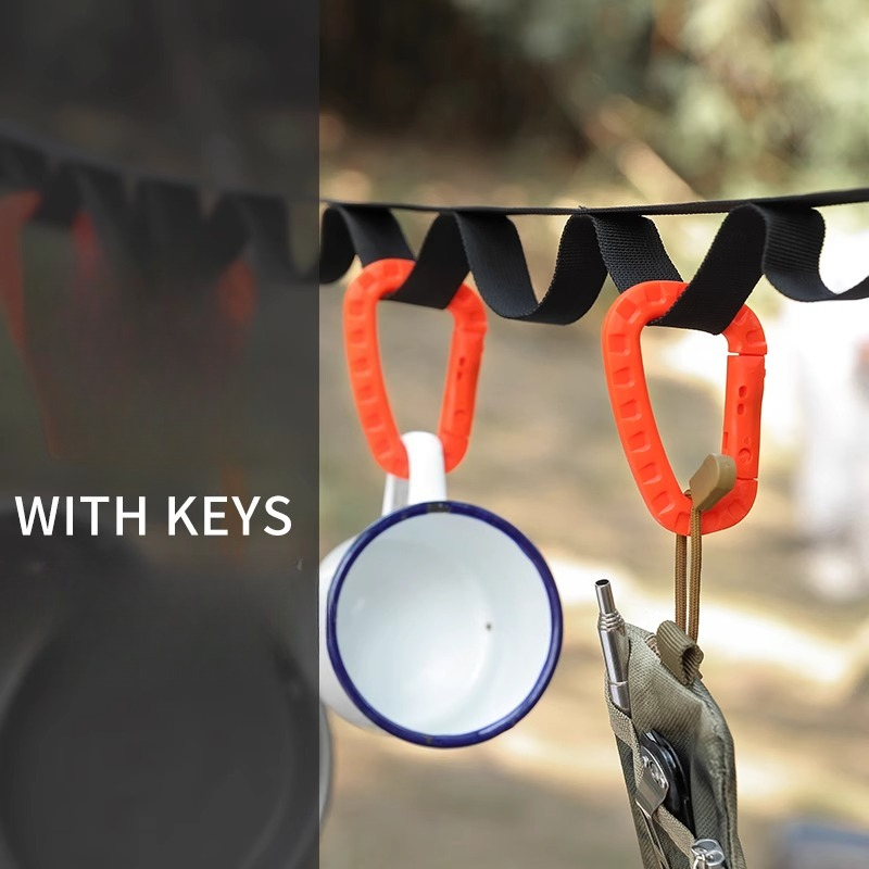 5 uds Tac Link Molle cinturón D hebilla Clip ITW llavero mochila al aire libre mosquetón gancho Camping escalada equipo EDC Multi herramienta