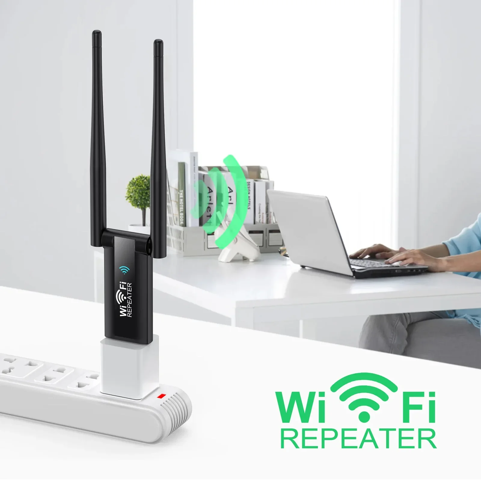 2.4G 300Mbps WiFi Repeater Wi-Fi Router Home Network Extension WiFi Signal Amplifier Booster Long Range Wireless USB Extender