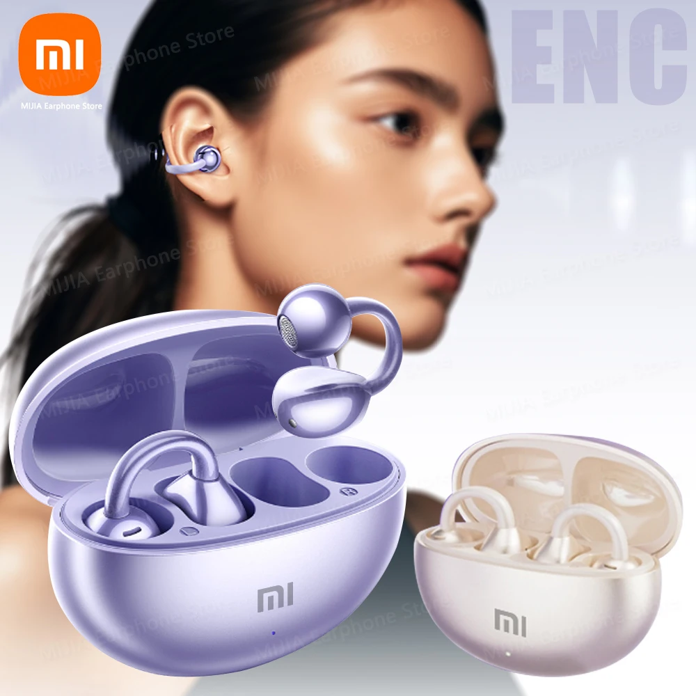 XIAOMI Mijia auriculares inalámbricos de oreja abierta M91 Clip ENC auriculares Bluetooth 5,4 HD llamada Control táctil auriculares para Android iOS