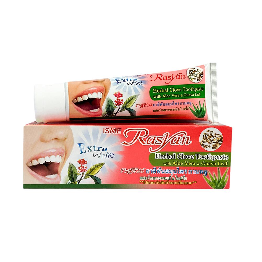 100G Thailand Toothpaste Teeth Whitening Antibacterial Tooth Clove Remove Stains Paste Flavor Mint Dentifrice Herb Oral