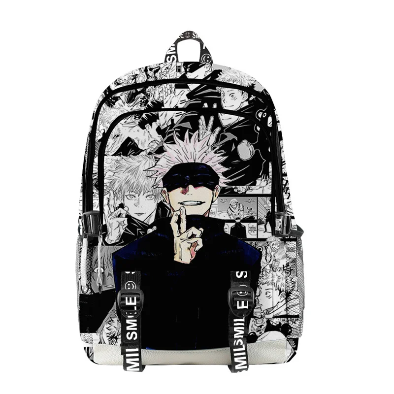 Mochila escolar de Anime Satoru Gojo, Mochila para ordenador portátil, Mochila escolar para niños y niñas, Mochila de viaje, bolso de hombro