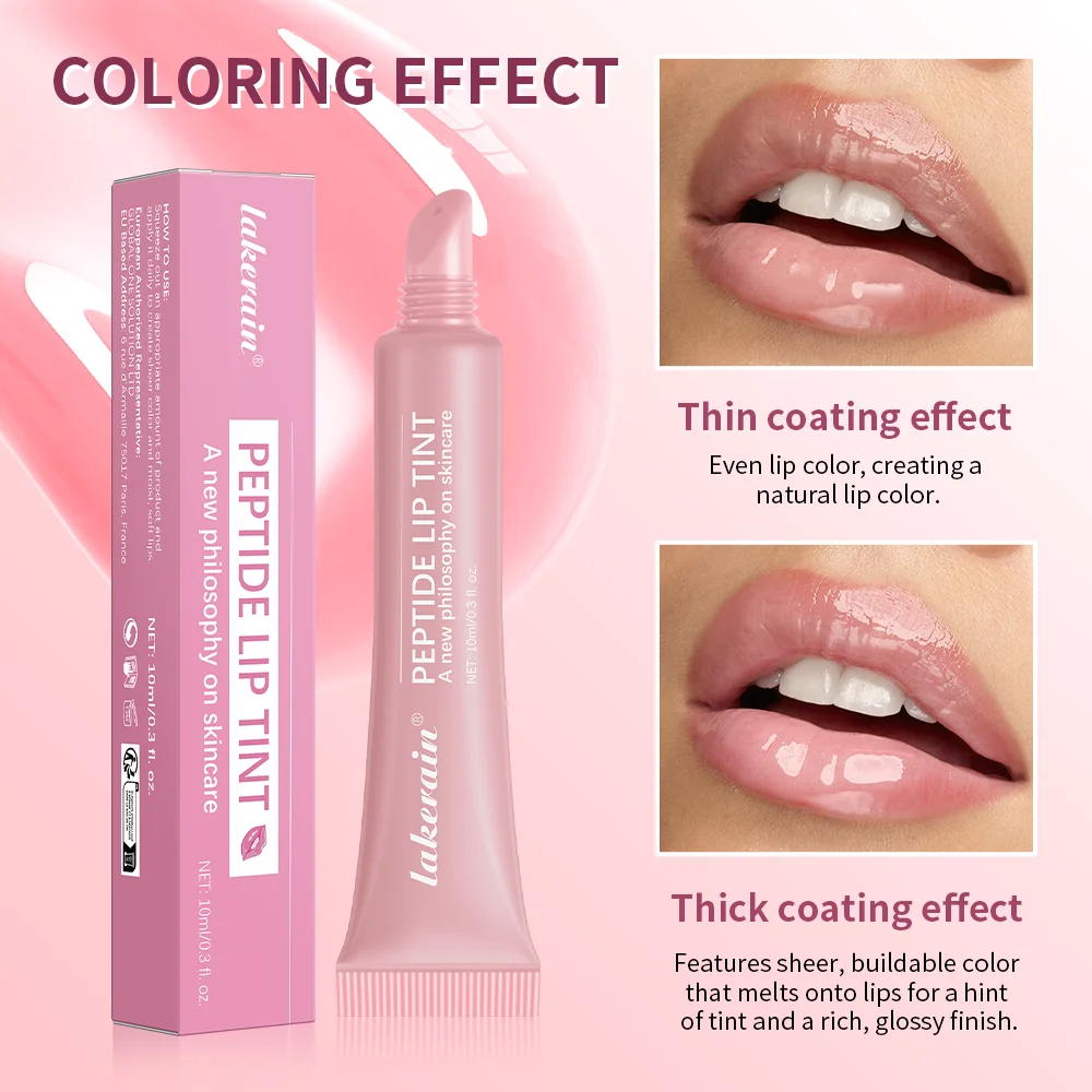 Espelho Lip Glaze Hidratar Jelly, Óleo de Enriquecimento Labial, Água Duradoura, Vidro Leve, Remover Linha, Soro de Proteção, 10ml
