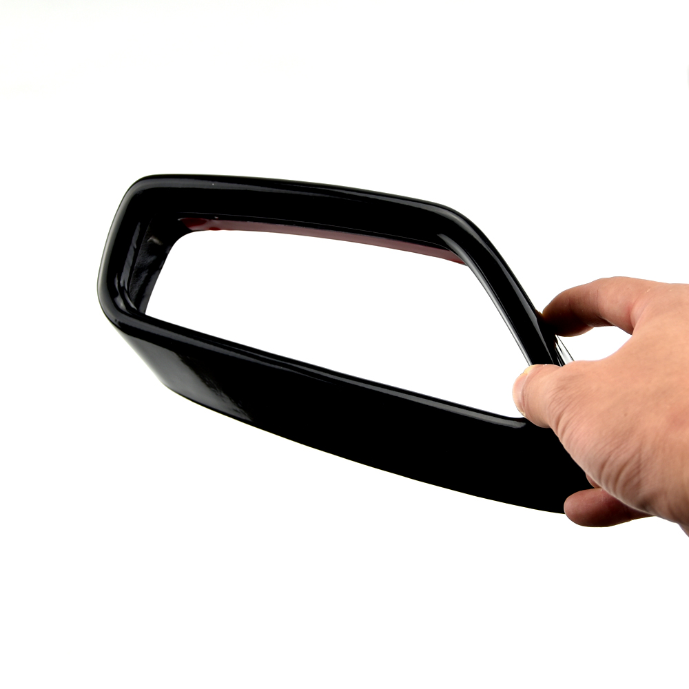 Bmw 5 シリーズ G30 G31 2018-2021 ステンレス鋼黒車の排気管カバーステッカー外装修正カーアクセサリー