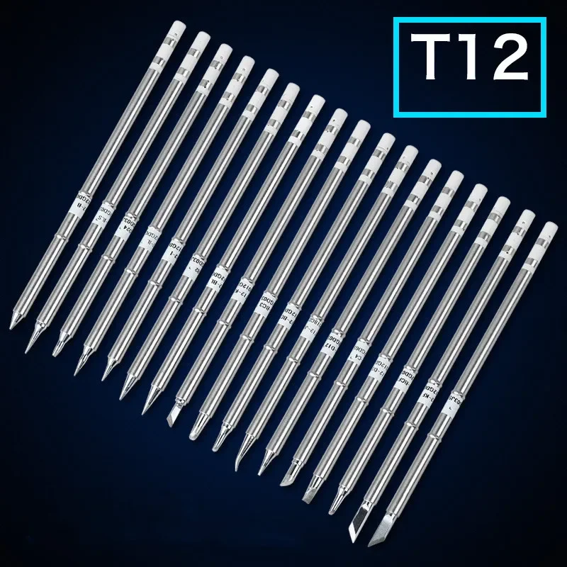 Mới Nhất T12 Điện Mỏ Hàn Đầu T12-K B2 BC2 ILS JL02 D24 KF Cho Hakko Fx951 DIY Bộ Hàn Bộ Dụng Cụ