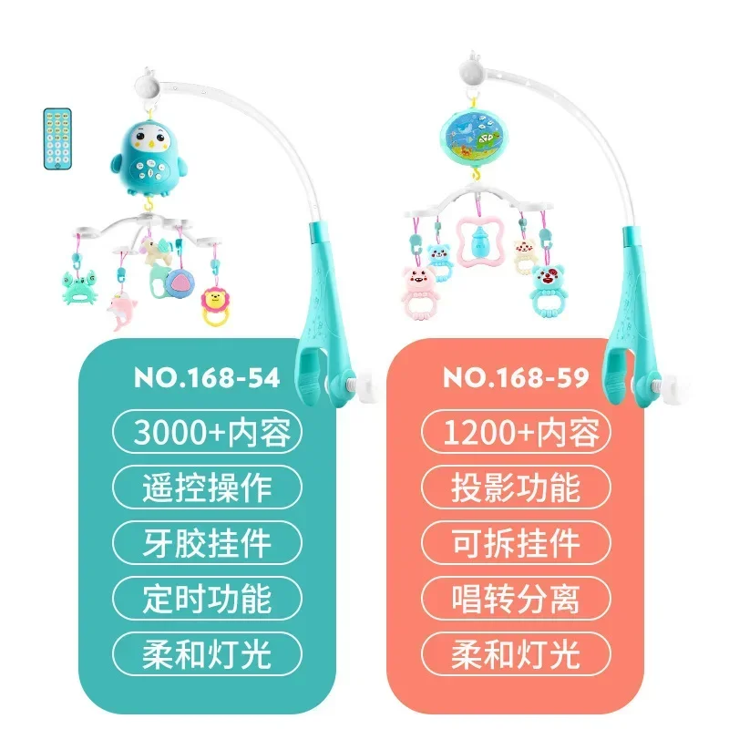 Giường Cũi Cho Bé Di Động Lục Lạc Âm Nhạc Đồ Chơi Giáo Dục Giường Chuông Caro Cho Nôi Cũi Trẻ Sơ Sinh Đồ Chơi Cho Bé 0-12 Tháng Cho trẻ Sơ Sinh Cho Bé Đồ Chơi