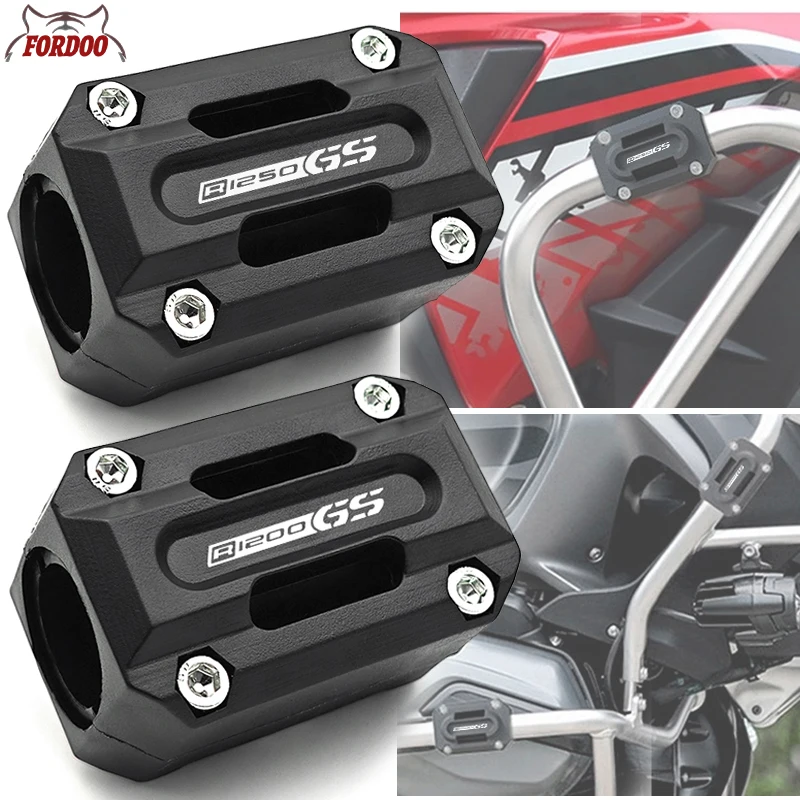 Para BMW R1200GS LC R 1200 GS ADV R1250GS ADVENTURE GS 1200 1250 barra de choque de motor de motocicleta bloque de protección de parachoques decorativo