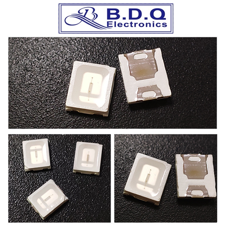100Pcs SMD LED 2835 0.2W Phosphor Amber 1400-1600K LED Lamp Beads  Size 2835 Light-emitting Diode High Bright Quality