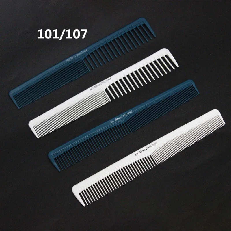 Escova profissional de corte de cabelo, pente antiestático de cabeça plana, pente fino, ferramentas de salão de beleza, barbeiro, acessórios de cabelo