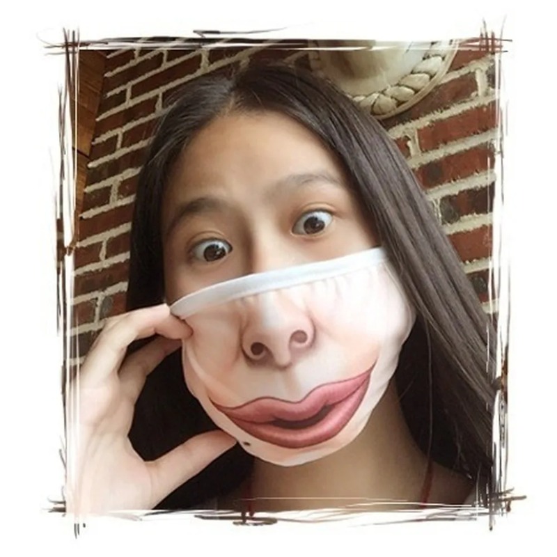 Unisex Lustige 3D Gedruckt Doggy Katze Welpen Masken Nettes Paar Persönlichkeit Winter Gesichtsmasken Baumwolle Anti-Staub Warme Mund masken Neue