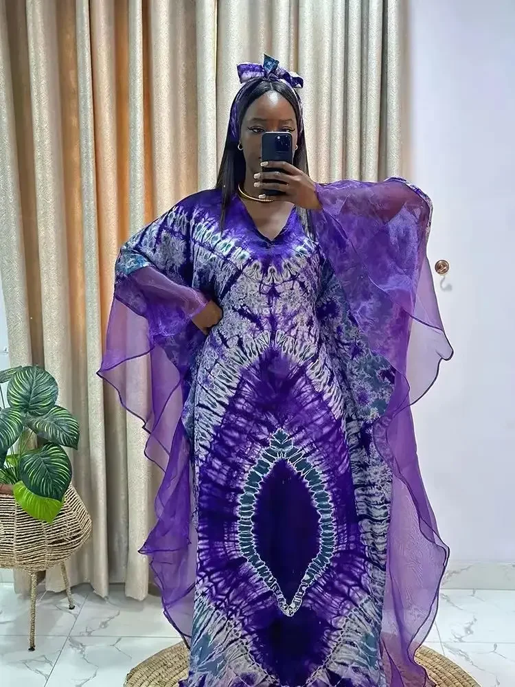 ชุดแอฟริกันสําหรับผู้หญิงแบบดั้งเดิมแอฟริกาเสื้อผ้า Dashiki อังการาชุดชุด Abayas Robe มุสลิม Kaftan Maxi ชุดยาว 2024
