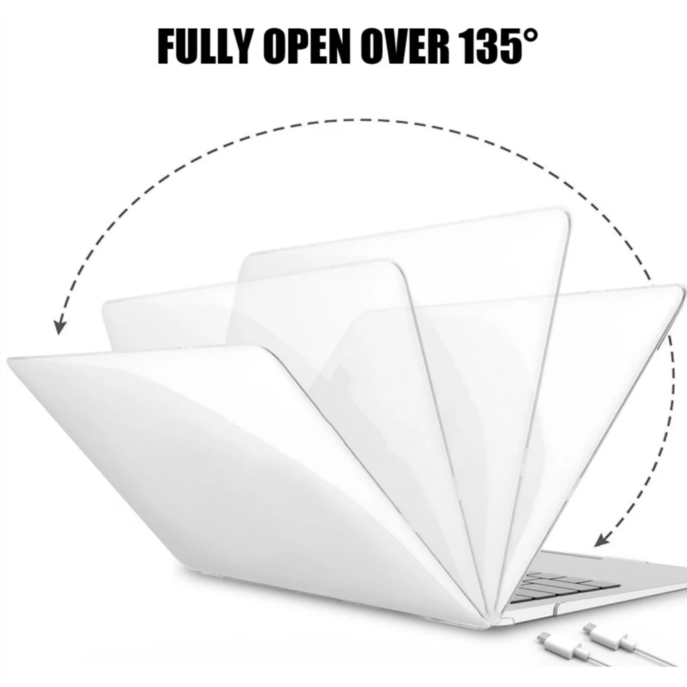 Para Macbook Air 13 2018 2020 Intel A1932 A2179 A2337 funda para accesorios de ordenador portátil M1 M2 fundas