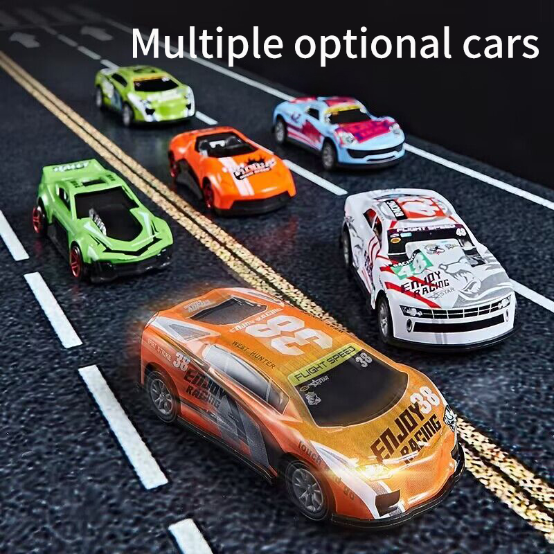 Ejetor recipiente caminhão carro de engenharia com 6 carros de liga brinquedo das crianças pull-back carro brinquedo natal presente de ação de graças