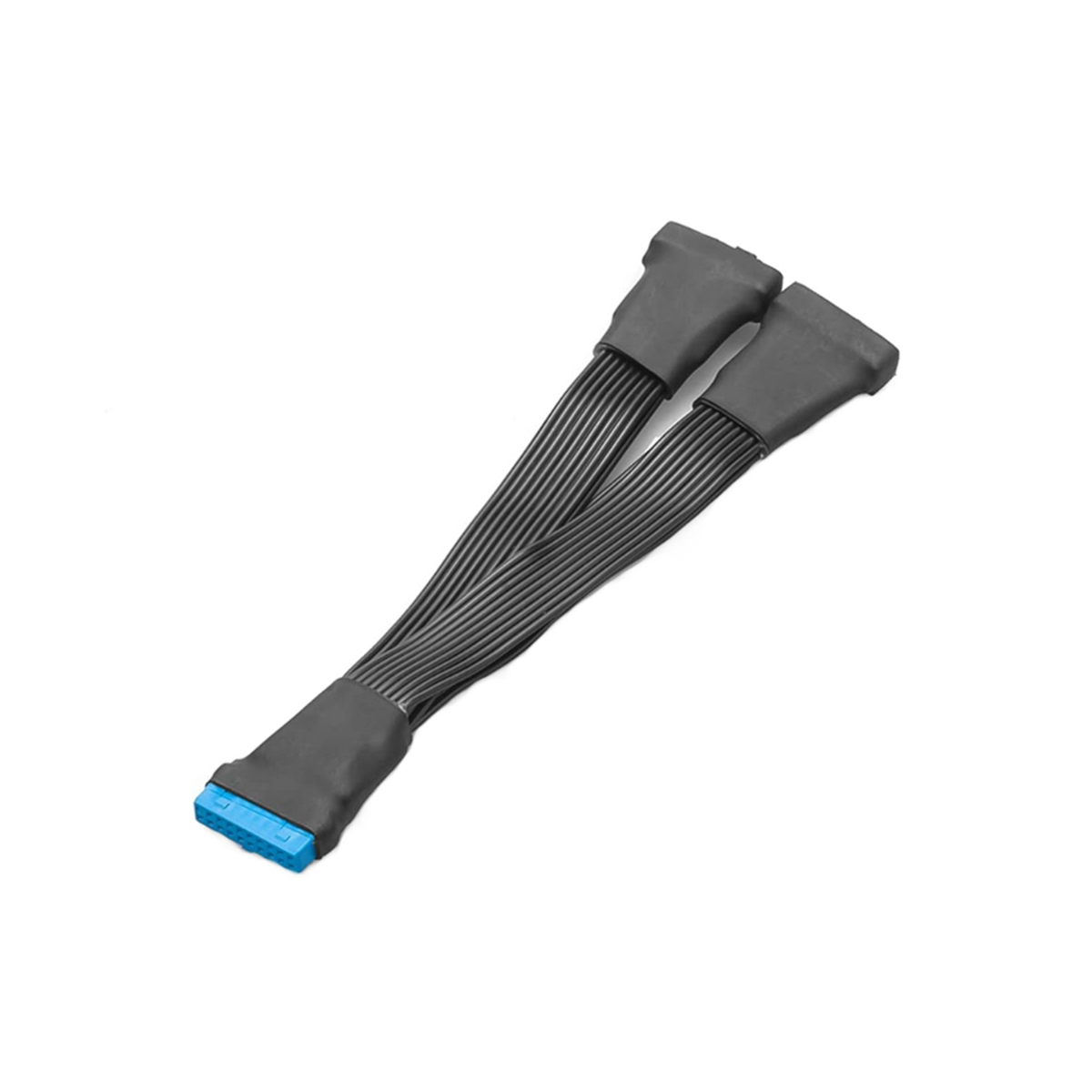 Motherboard USB 3.0 19PIN Header 1to2 Extension Splitter Cable 19Pin 20Pin Internal Extension Header Adapter Cable 15cm