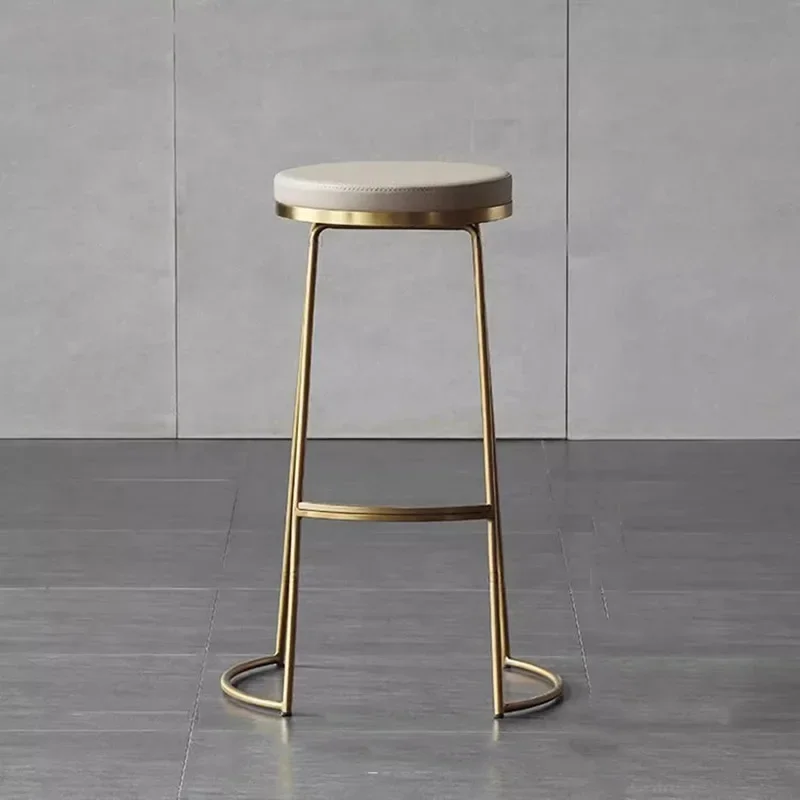 Chaises de Bar Simples et Modernes de Style Nordique Blanc, Mobilier de Luxe pour Chambre à Coucher et Cuisine