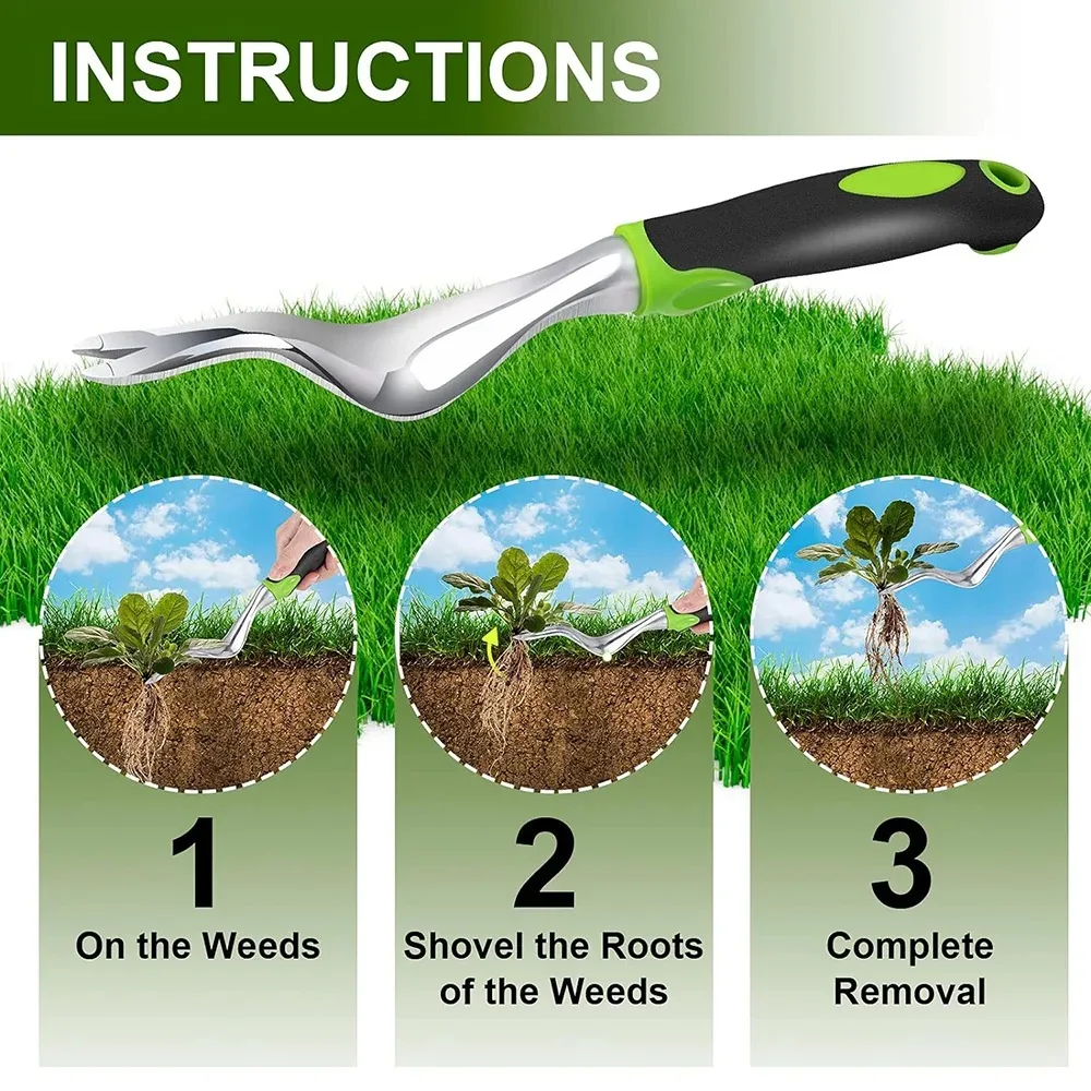 Hand-held weeding tool - A tool for weeding in gardens. Suitable for transplanting in farmland.