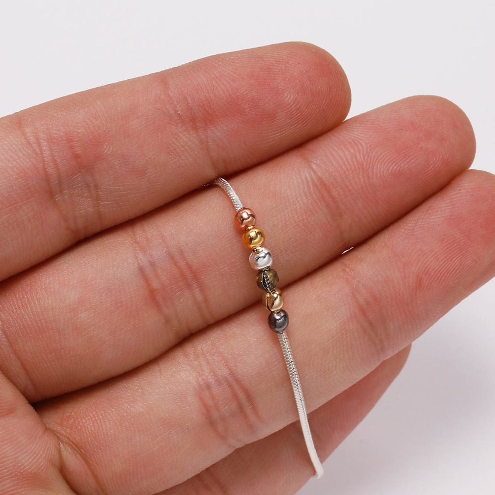 100 ピース/ロット銅ラウンドカバーオープン圧着エンドビーズ径 3 4 5 ミリメートルストッパースペーサービーズ DIY ジュエリーメイキング所見用品