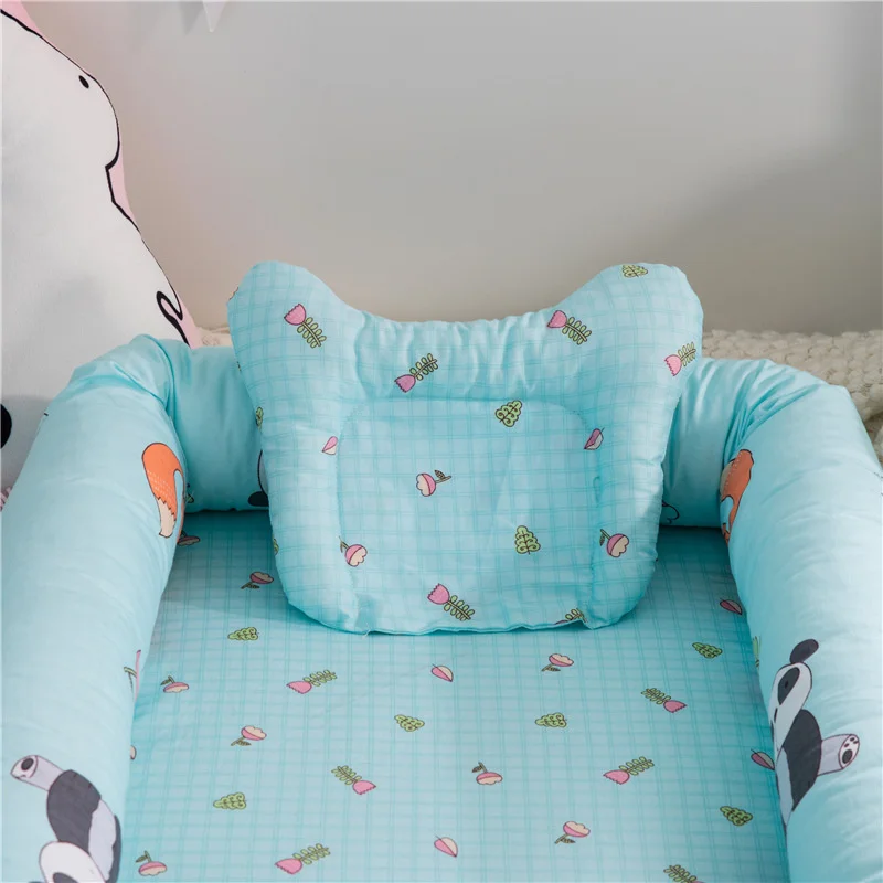 แบบพกพาพับทารก Nest Travel Crib ทารกแรกเกิดเตียง Sleep Nest ทารก Cradle Bed Cuna หลอดเด็ก Nest เด็ก Dropshipping 90*50ซม.