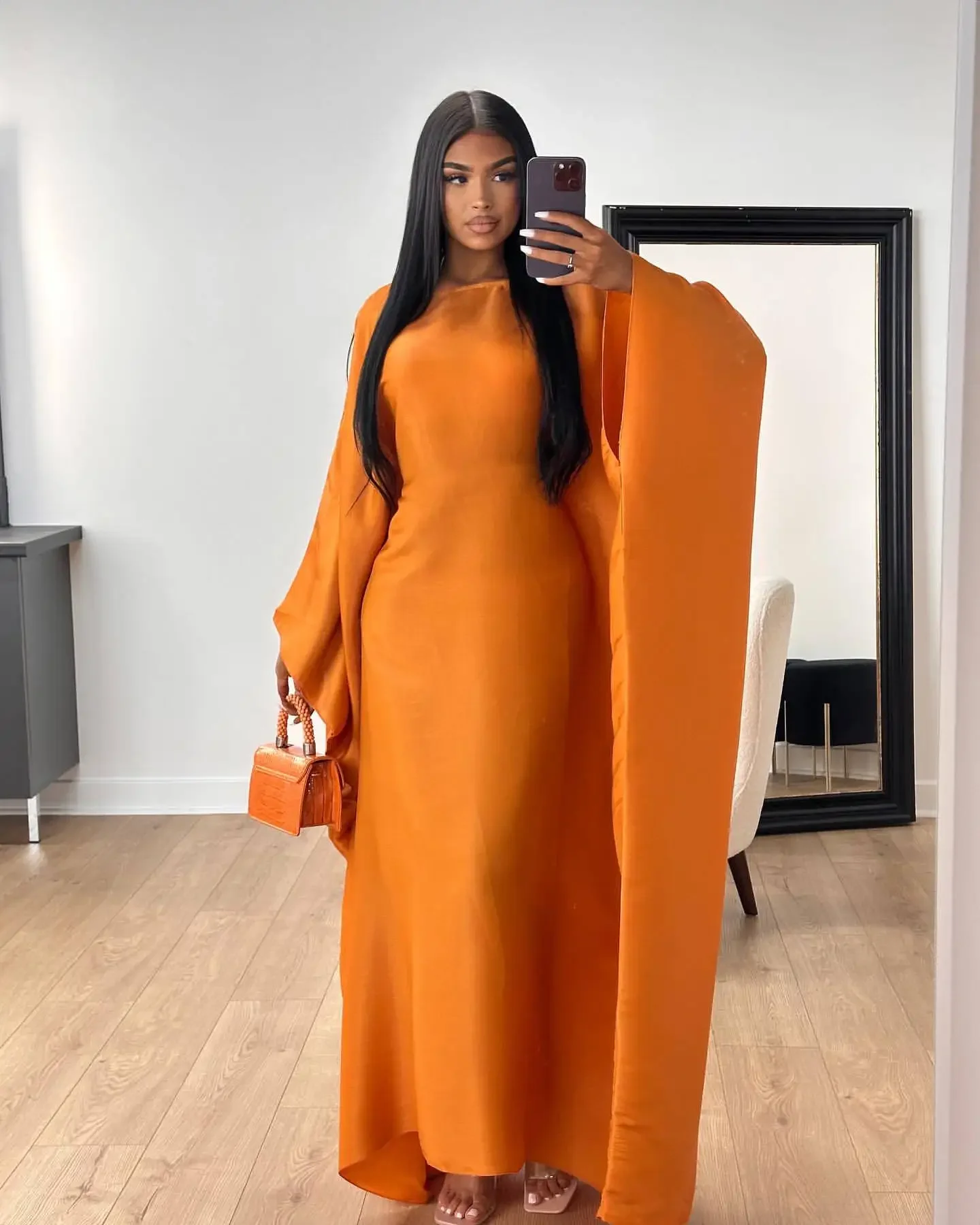 Abayas brillantes para mujer Eid Djellaba Marocain Kaftan Ramadán Abaya Dubai Turquía bata musulmana vestido modesto Jalabiya vestidos de oración