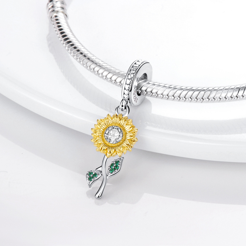 Fit Pandora 925 braccialetto originale 925 piatto d'argento fiore uccello serie ciondoli perline per le donne moda gioielli fai da te regali che fanno