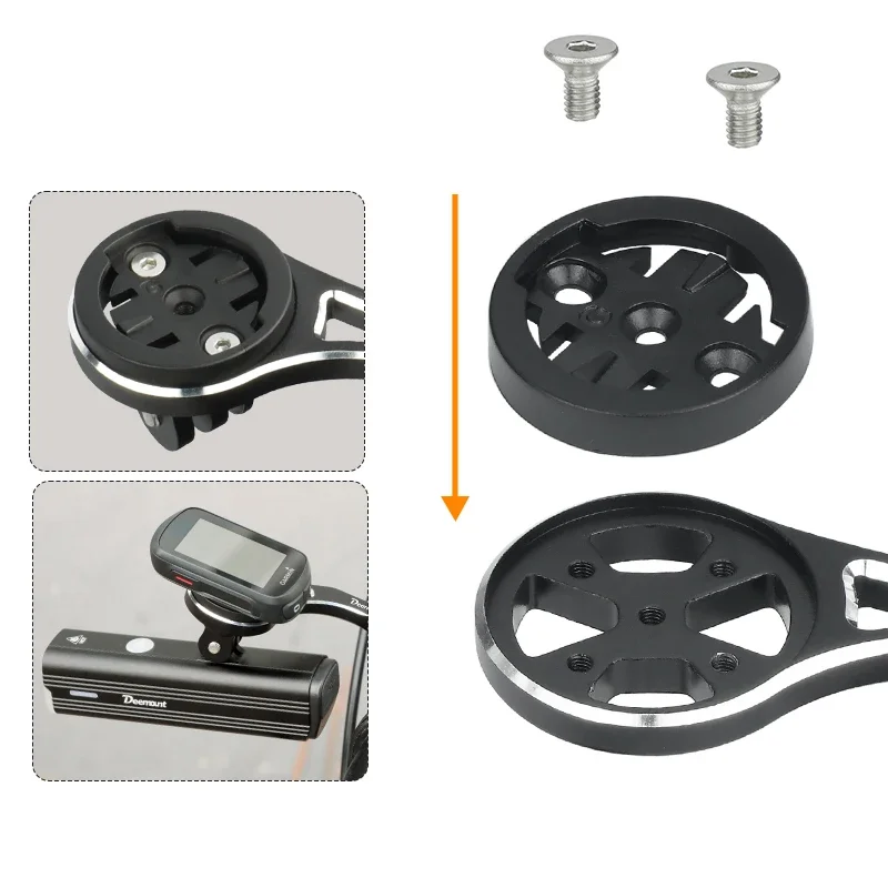 2pc/set Computer Mount Base for Garmin/Magene/Bryton/Wahoo Fits Radar RTL515/Magane L508 /Bryton R300L Cycle Replacement Inserts