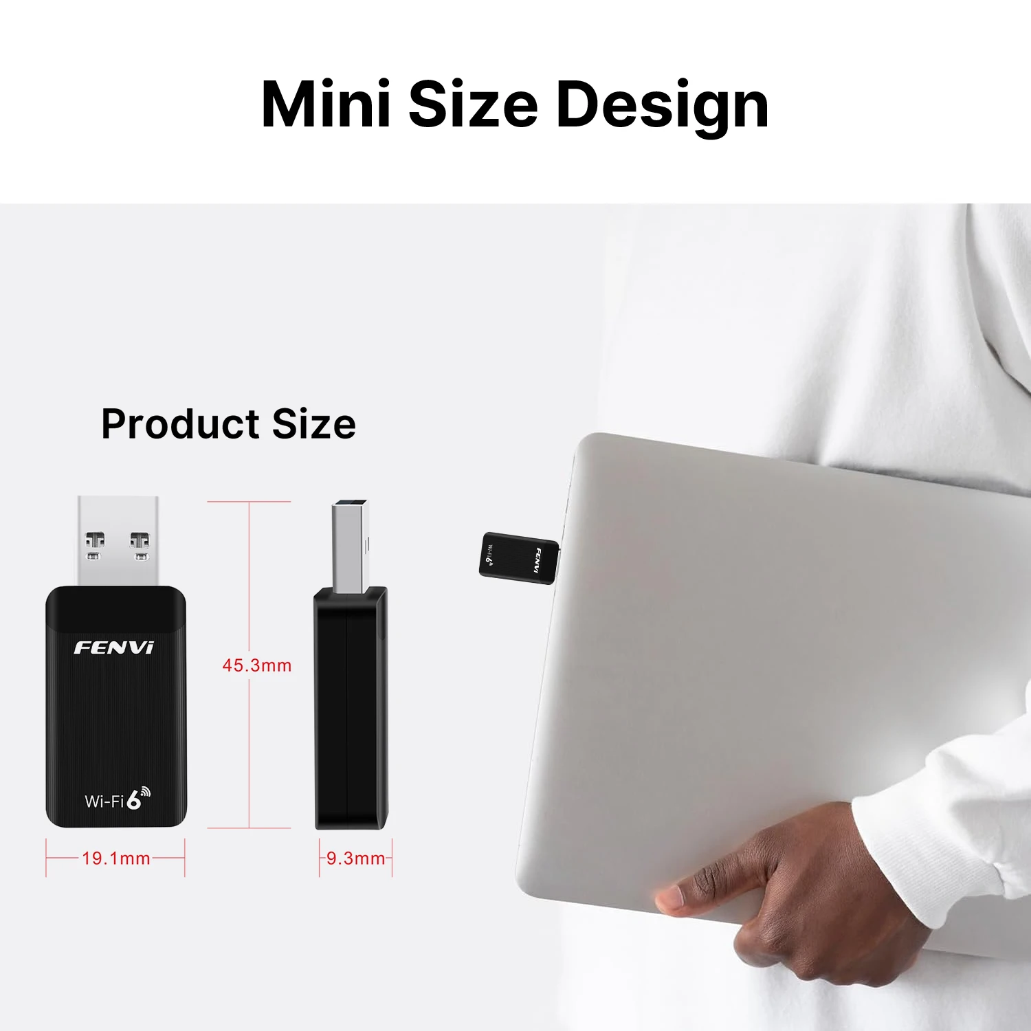 Fenvi WiFi 6 AX900 USB Bluetooth 5.4 Адаптер 2 в 1 Dongle Двухдиапазонный 2,4G 5G USB WiFi Сетевая карта Беспроводной приемник Драйвер Бесплатно
