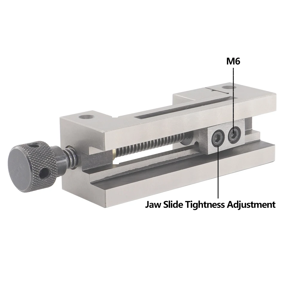 ความแม่นยําสูง Vise เครื่องบด/เจาะคู่มือแบน Vise ขนาดเล็ก FIXTURE Chrome โมลิบดีนัมเหล็กมุมขวา Vise 2 นิ้ว