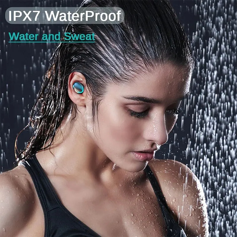 Auriculares inalámbricos F9 TWS con Bluetooth, cascos estéreo de música HIFI con micrófono y Control táctil para iPhone Xiaomo Samsung