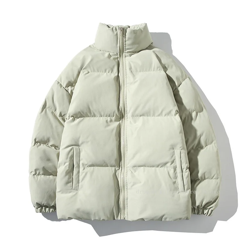 Herbst Winter Neue männer Gepolsterte Jacke Koreanische Lose Winter Mantel Stehkragen Verdickt Warme Casual Gepolsterte Jacke