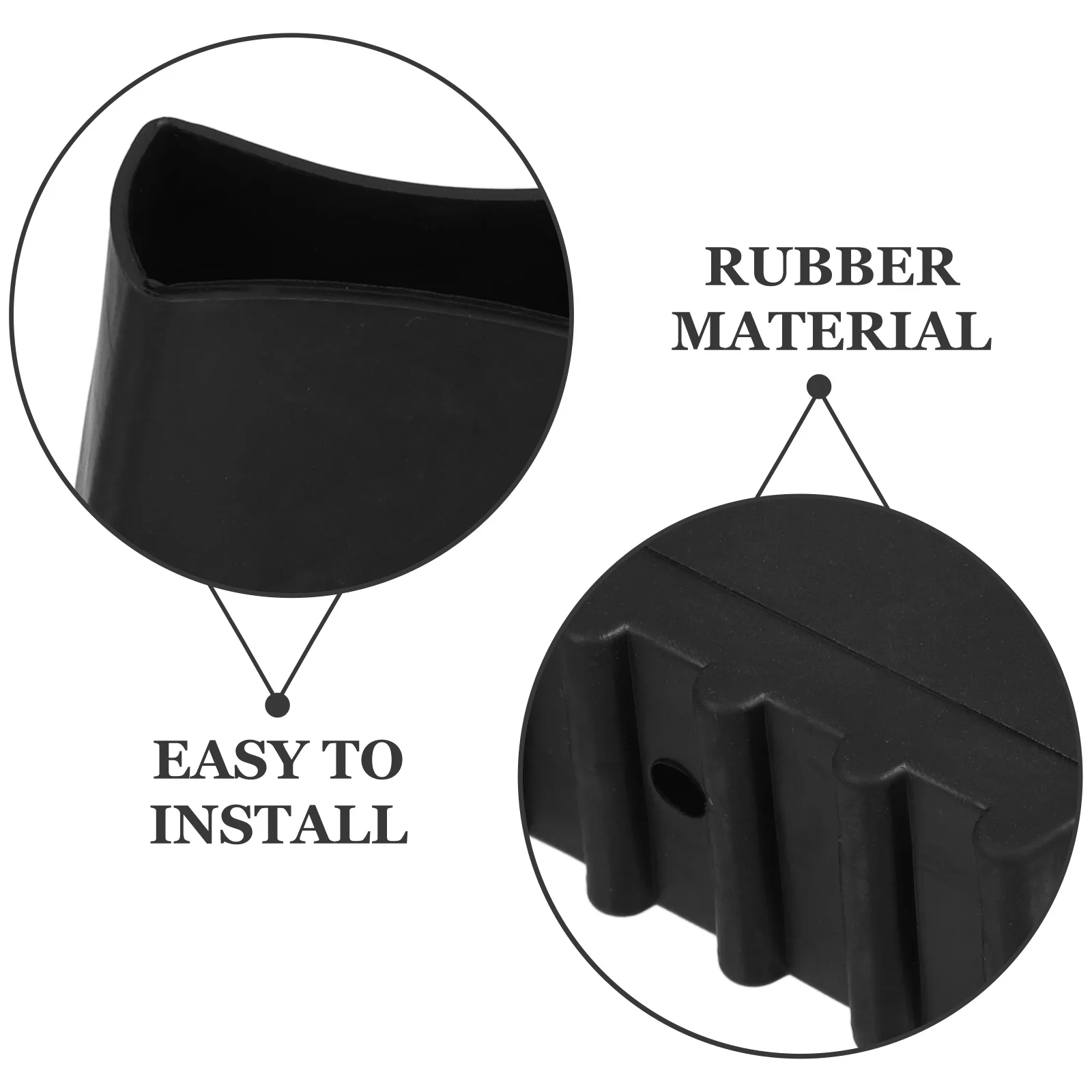 4 pezzi piedini per scaletta coperture piedini per scaletta antiscivolo pad in gomma versatile tappetino per mobili scaletta gamba proteggere copertura antiscivolo strumento domestico