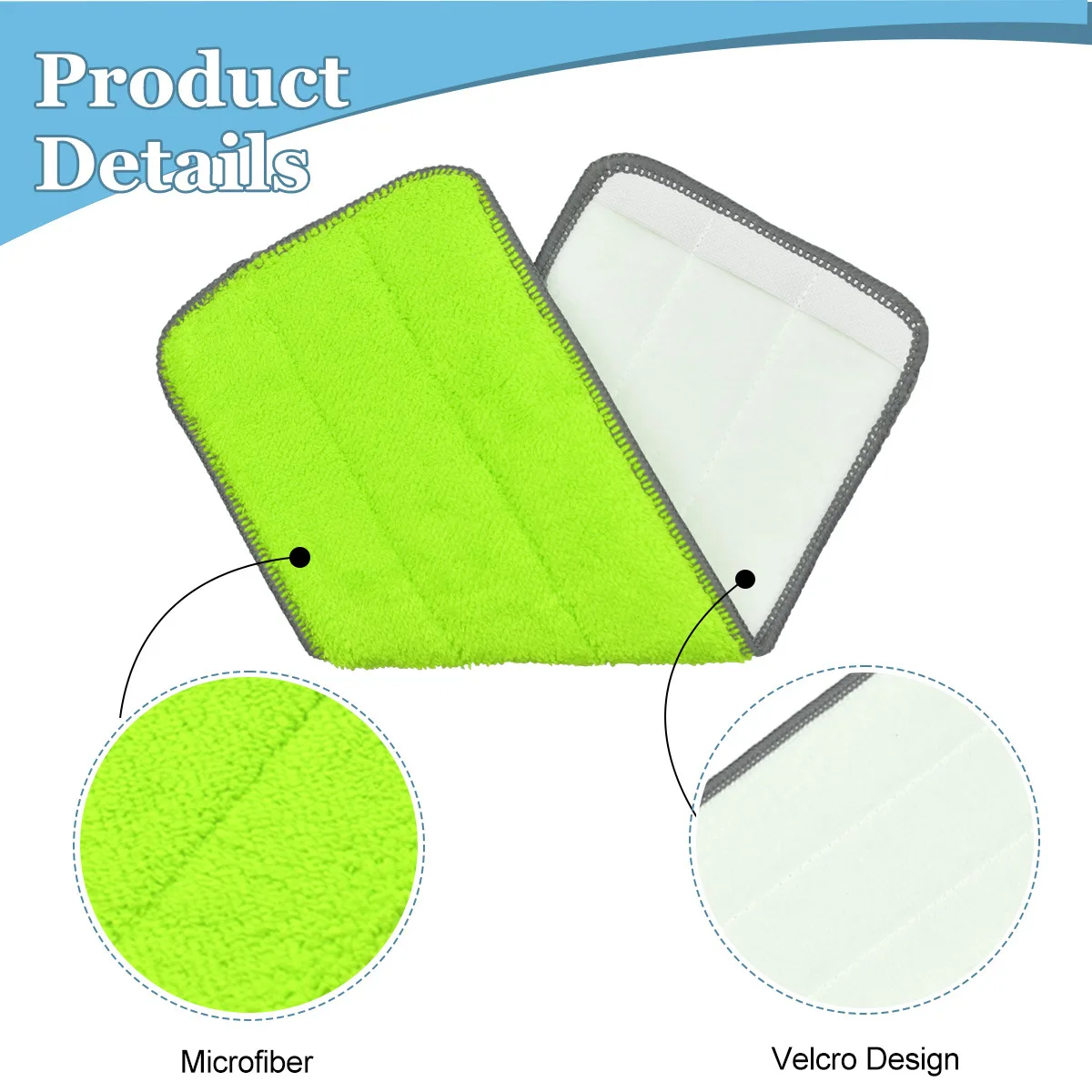 Mop Pads für Libman Spülung 'n Wring Mop Mikro faser tuch füllt wieder verwendbare flache Ersatz köpfe Pad